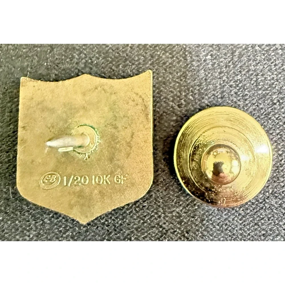 VFW Past Post‎ Commander 1/20 10k Gold Lapel Hat Pin Veterans Of Foreign Wars